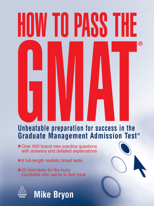 Title details for How to Pass the GMAT by Mike Bryon - Available